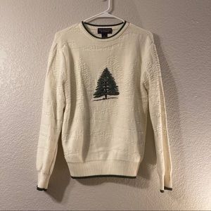 Festive Cream Sweater
